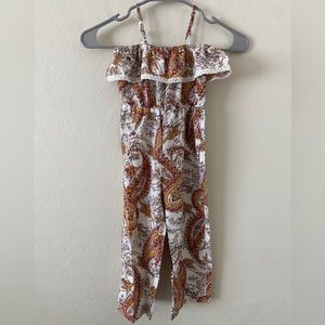 Toddler Paisley Jumpsuit NWOT